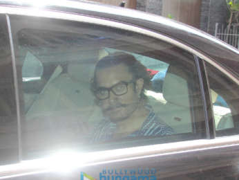 Aamir Khan spotted at his mother's house in Bandra