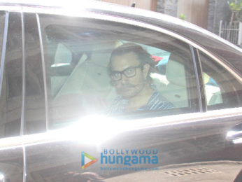 Aamir Khan spotted at his mother's house in Bandra