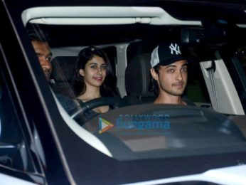 Aayush Sharma, Warina Hussain and Kartik Aaryan spotted at gym