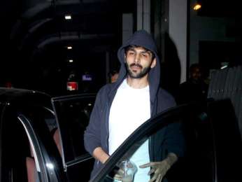 Aayush Sharma, Warina Hussain and Kartik Aaryan spotted at gym