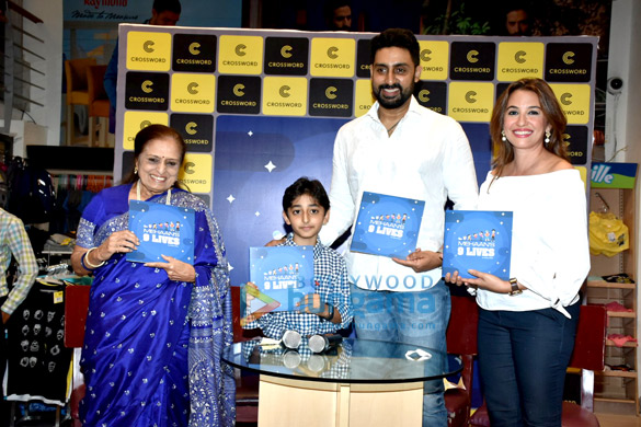 Abhishek Bachchan inaugurates 10 year old Mehaan Doshi’s book ‘9 Lives’ Abhishek Bachchan inaugurates 10 year old Mehaan Doshi’s book ‘9 Lives’
