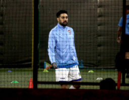 Abhishek Bachchan spotted playing football in Juhu near PVR