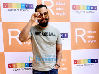 Actor Randeep Hooda and Environmentalist Afroz Shah at VIBGYOR High School