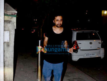 Aditya Roy Kapur and Siddhant Kapoor snapped at a soccer ground in Bandra