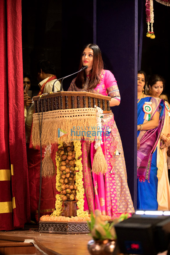 Aishwarya Rai Bachchan honored with the Woman of Substance Award by the Bunts Community Aishwarya Rai Bachchan honored with the Woman of Substance Award by the Bunts Community