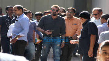 Alia Bhatt and Sanjay Dutt spotted at Vishesh Films’ office