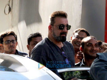 Alia Bhatt and Sanjay Dutt spotted at Vishesh Films' office