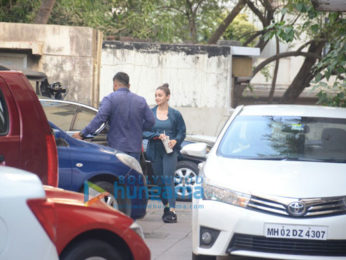 Alia Bhatt snapped post a gym session in Bandra