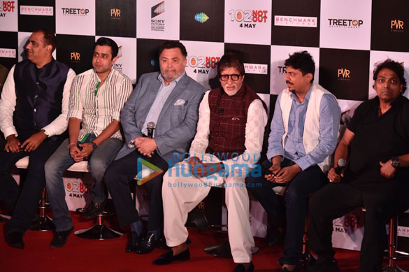 amitabh bachchan and rishi kapoor launch the track badumbaaa from 102 not out 1