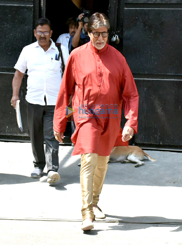amitabh bachchan spotted during a photo shoot for kalyan jewellers 1