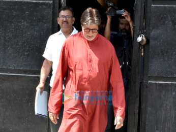 Amitabh Bachchan spotted during a photo Shoot for Kalyan Jewellers