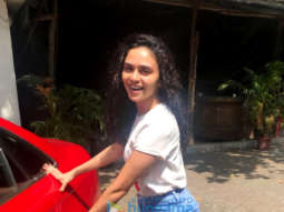 Amruta Khanvilkar spotted at Mother Nature Studio