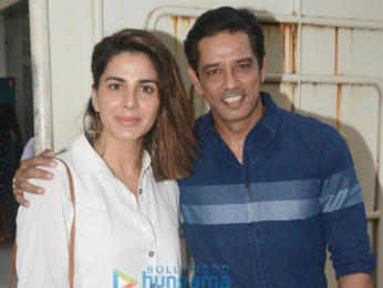 Anil Kapoor and others attend the special screening of Blackmail at Sunny Super Sound