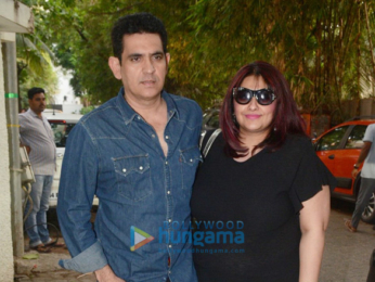 Anil Kapoor and others attend the special screening of Blackmail at Sunny Super Sound