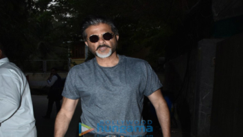 Anil Kapoor and others attend the special screening of Blackmail at Sunny Super Sound
