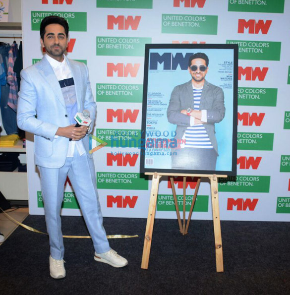 ayushmann khurrana graces the cover launch of the magazine mans world 5