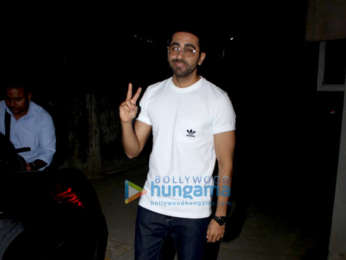 Ayushmann Khurrana spotted in Juhu