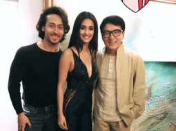 Baaghi 2 couple Disha Patani and Tiger Shroff pose with their favourite Jackie Chan