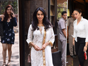 Bhumi Pednekar, Huma Qureshi & Mallika Sherawat Spotted At Indigo Restaurant In Bandra