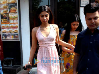 Bhumi Pednekar and Khushi Kapoor spotted at Bastian