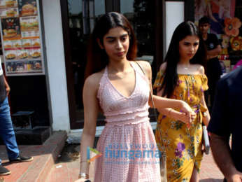 Bhumi Pednekar and Khushi Kapoor spotted at Bastian
