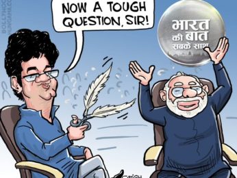 Bollywood Toons: CBFC Chief Prasoon Joshi interviews PM Modi in London! Bollywood Toons: CBFC Chief Prasoon Joshi interviews PM Modi in London!