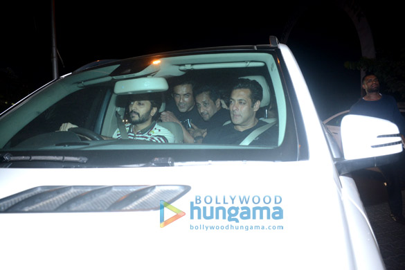 Celebs snapped at Salman Khan’s home Celebs snapped at Salman Khan’s home