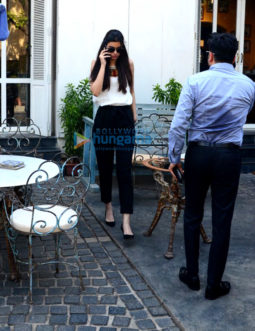 Daina Penty spotted at Taj Mahal Tea House in Bandra