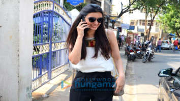 Diana Penty snapped at Taj Mahal Tea House in Bandra