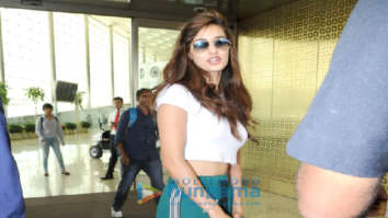 Disha Patani and Varun Sharma snapped at the airport
