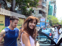 Disha Patani spotted outside Farmers’ Cafe in Bandra