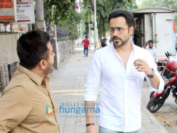 Emraan Hashmi spotted with Atul Kasbekar in Bandra