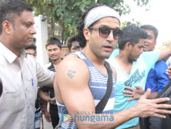 Farhan Akhtar spotted at Otters Club in Bandra