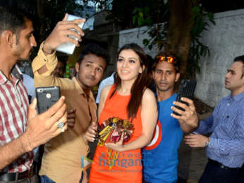 Hansika Motwani snapped at The Korner House