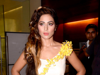 Hina Khan walks the ramp at the Streax event