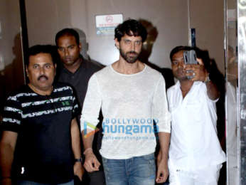 Hrithik Roshan and family snapped post a movie screening at PVR Juhu