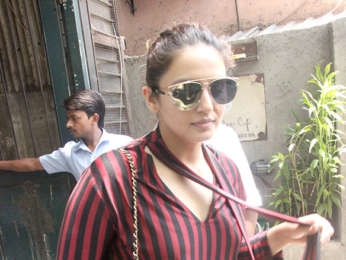 Huma Qureshi snapped at Pali Village Cafe in Bandra