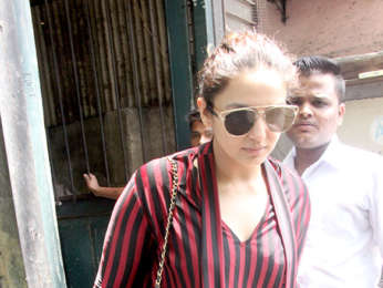 Huma Qureshi snapped at Pali Village Cafe in Bandra