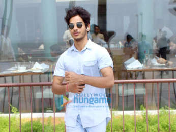 Ishaan Khatter and Malavika Mohanan snapped at media interactions at Sun N Sand hotel in Juhu