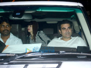 Jacqueline Fernandez, Arbaaz Khan and others spotted at Salman Khan’s home in Bandra