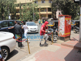 Janhvi Kapoor and Ishaan Khattar snapped at Bastian