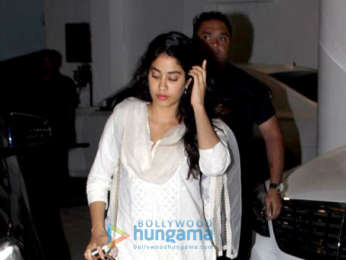 Janhvi Kapoor and Karishma Kapoor spotted at Manish Malhotra's house