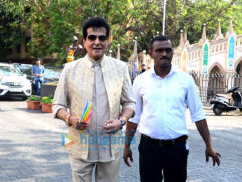 Jeetendra spotted at Mount Mary Church in Bandra