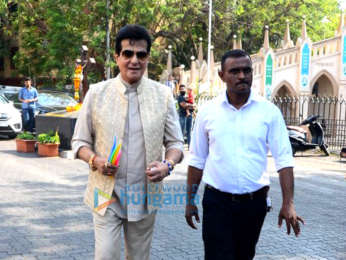 Jeetendra spotted at Mount Mary Church in Bandra