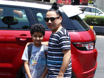 Kailash Kher spotted with his son in Juhu