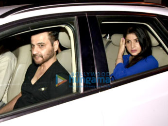 Karan Johar, Sanjay Kapoor and others snapped at a party at Sonam Kapoor's house