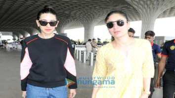 Kareena Kapoor Khan, Karisma Kapoor, Sonam Kapoor and Fatima Sana Shaikh snapped at the airport