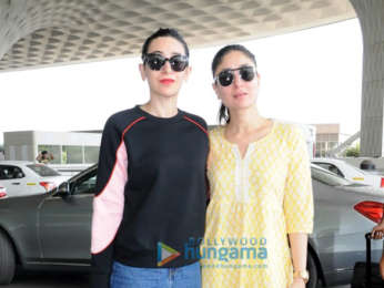 Kareena Kapoor Khan, Karisma Kapoor, Sonam Kapoor and Fatima Sana Shaikh snapped at the airport