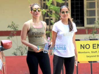 Kareena Kapoor Khan, Kunal Khemu and Amrita Arora spotted at the gym in Bandra