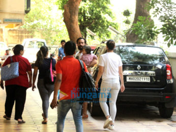 Kareena Kapoor Khan, Saif Ali Khan and Taimur spotted at play school